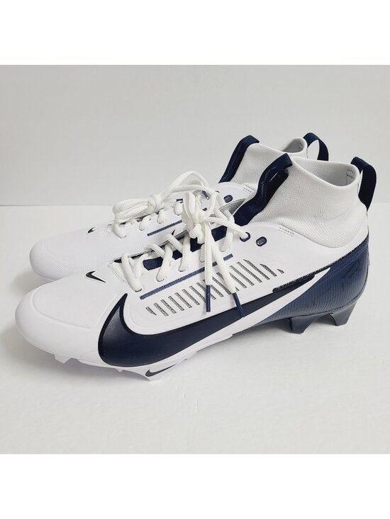 Nike Vapor Edge Pro 360 2 TB Football Cleats FN7759-110 Size 12.5 White Navy #1 main image 7